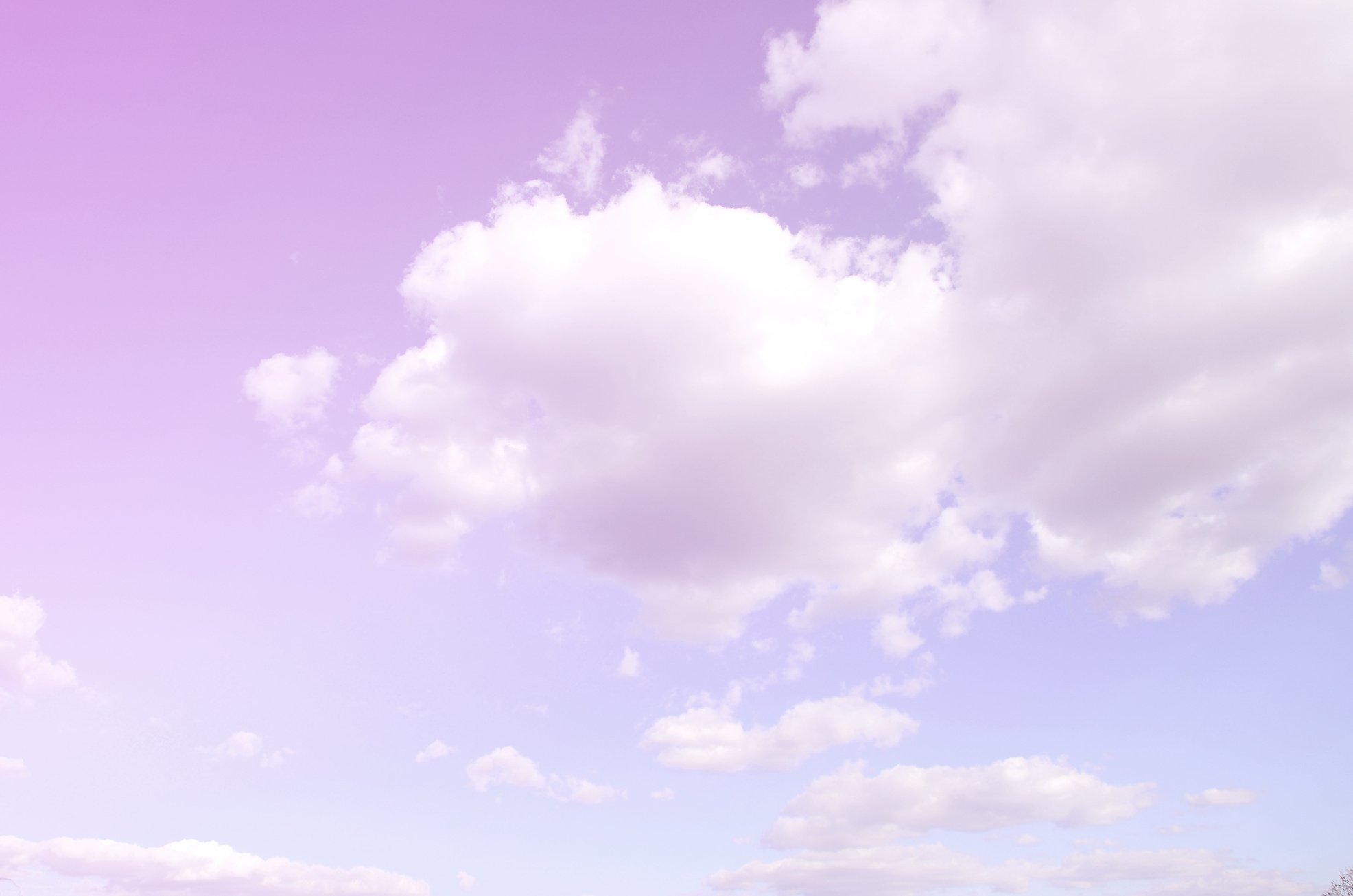 A Blue Sky with Lots of White Clouds of Different Sizes